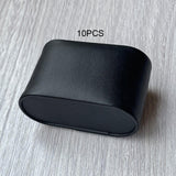 Maxbell 10 Pieces Watch Pillows Jewelry Display Accessories for Jewelry Box Showcase Black PU Leather