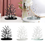 Maxbell Jewelry Display Stand Ornament Elegant Tree Tower Rack for Necklace Earrings Black