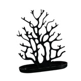 Maxbell Jewelry Display Stand Ornament Elegant Tree Tower Rack for Necklace Earrings Black