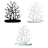 Maxbell Jewelry Display Stand Ornament Elegant Tree Tower Rack for Necklace Earrings Black