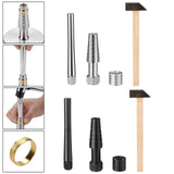 Maxbell Ring Stretcher Kit Ring Enlargement Repair Adjuster Jewelry Ring Sizing Tool Silver