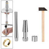 Maxbell Ring Stretcher Kit Ring Enlargement Repair Adjuster Jewelry Ring Sizing Tool Silver