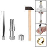 Maxbell Ring Stretcher Kit Ring Enlargement Repair Adjuster Jewelry Ring Sizing Tool Silver