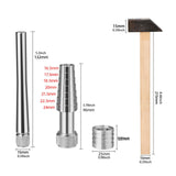 Maxbell Ring Stretcher Kit Ring Enlargement Repair Adjuster Jewelry Ring Sizing Tool Silver