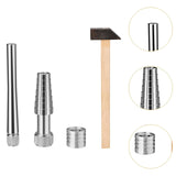 Maxbell Ring Stretcher Kit Ring Enlargement Repair Adjuster Jewelry Ring Sizing Tool Silver