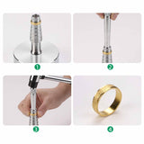 Maxbell Ring Stretcher Kit Ring Enlargement Repair Adjuster Jewelry Ring Sizing Tool Silver