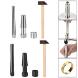 Maxbell Ring Stretcher Kit Ring Enlargement Repair Adjuster Jewelry Ring Sizing Tool Silver
