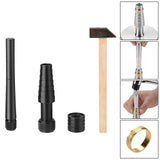 Maxbell Ring Stretcher Kit Ring Enlargement Repair Adjuster Jewelry Ring Sizing Tool Black