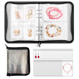 Maxbell Jewelry Storage Book Card Holder Pouch Clear for Postcard Souvenir Ear Ring