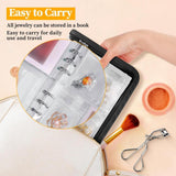 Maxbell Jewelry Storage Book Card Holder Pouch Clear for Postcard Souvenir Ear Ring