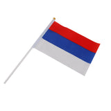 Maxbell 12pcs Hand Waving Russian Flags