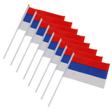 Maxbell 12pcs Hand Waving Russian Flags