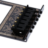 Maxbell Black Humbucker Guitar Bridge w/ Roll Saddle for Tele Guitar