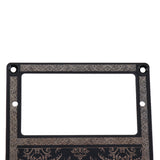 Maxbell Black Humbucker Guitar Bridge w/ Roll Saddle for Tele Guitar