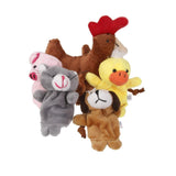 Set of 5pcs Finger Puppets- the Little Red Hen