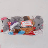 Maxbell Set of 6pcs Finger Puppets - the Country Mouse and the City Mouse