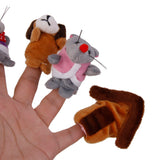 Maxbell Set of 6pcs Finger Puppets - the Country Mouse and the City Mouse