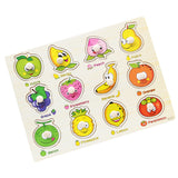 Maxbell Wooden Sea Animal Shaped Peg Puzzle Baby Toddlers Preschool Kids Toy 9