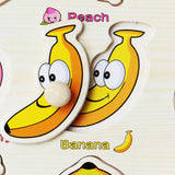 Maxbell Wooden Sea Animal Shaped Peg Puzzle Baby Toddlers Preschool Kids Toy 9