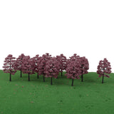 Maxbell Model Tree Train Pink Flowers Set Fuchsia Model Tree Scenery Landscape OO HO