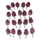 Maxbell Model Tree Train Pink Flowers Set Fuchsia Model Tree Scenery Landscape OO HO