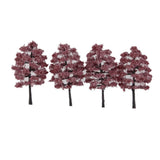 Maxbell Model Tree Train Pink Flowers Set Fuchsia Model Tree Scenery Landscape OO HO