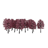 Maxbell Model Tree Train Pink Flowers Set Fuchsia Model Tree Scenery Landscape OO HO