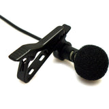 Maxbell Mini 6mm & 8.5mm Lavalier Microphone Lapel Tie Clip Holder Black