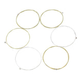 Maxbell 6pcs Acoustic Guitar Stainless Steel String A100