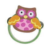 Kids Wooden Tambourine - Owl