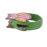 Kids Wooden Tambourine - Owl