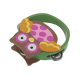 Kids Wooden Tambourine - Owl