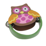 Kids Wooden Tambourine - Owl