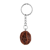 Maxbell 12pcs Walnut Keyrings