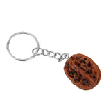 Maxbell 12pcs Walnut Keyrings