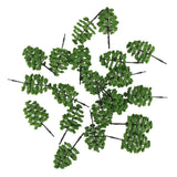 Maxbell 20pcs Green Model Trees 1:100 9cm B90 9cm Green