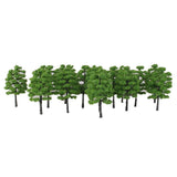 Maxbell 20pcs Green Model Trees 1:100 9cm B90 9cm Green