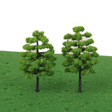 Maxbell 20pcs Green Model Trees 1:100 9cm B90 9cm Green