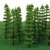 Maxbell 20pcs Green Model Trees 1:100 9cm TC90