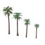Maxbell 10pcs Model Coconut Palm Trees 1/100 11cm