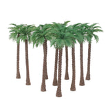 Maxbell 10pcs Model Coconut Palm Trees 1/100 11cm