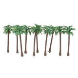 Maxbell 10pcs Model Coconut Palm Trees 1/100 11cm
