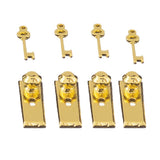 Maxbell 8 Set Dolls House Miniature Door Lock w.Keys & Knocker Mail Slot Letter Box