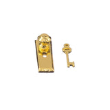 Maxbell 8 Set Dolls House Miniature Door Lock w.Keys & Knocker Mail Slot Letter Box