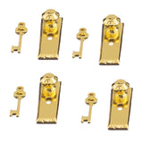 Maxbell 8 Set Dolls House Miniature Door Lock w.Keys & Knocker Mail Slot Letter Box