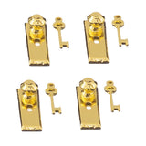 Maxbell 8 Set Dolls House Miniature Door Lock w.Keys & Knocker Mail Slot Letter Box