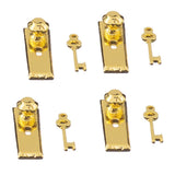 Maxbell 8 Set Dolls House Miniature Door Lock w.Keys & Knocker Mail Slot Letter Box