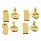 Maxbell 8 Set Dolls House Miniature Door Lock w.Keys & Knocker Mail Slot Letter Box