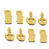 Maxbell 8 Set Dolls House Miniature Door Lock w.Keys & Knocker Mail Slot Letter Box