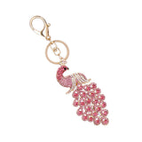 Maxbell Crystal Peacock Charm Keyring #4